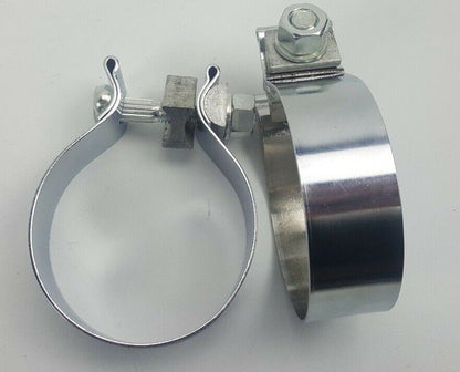 3" / 76mm Band Clamp Exhaust Custom Front Pipe Turbo Mid Pipe (2.5"- 2.7" I.D.)