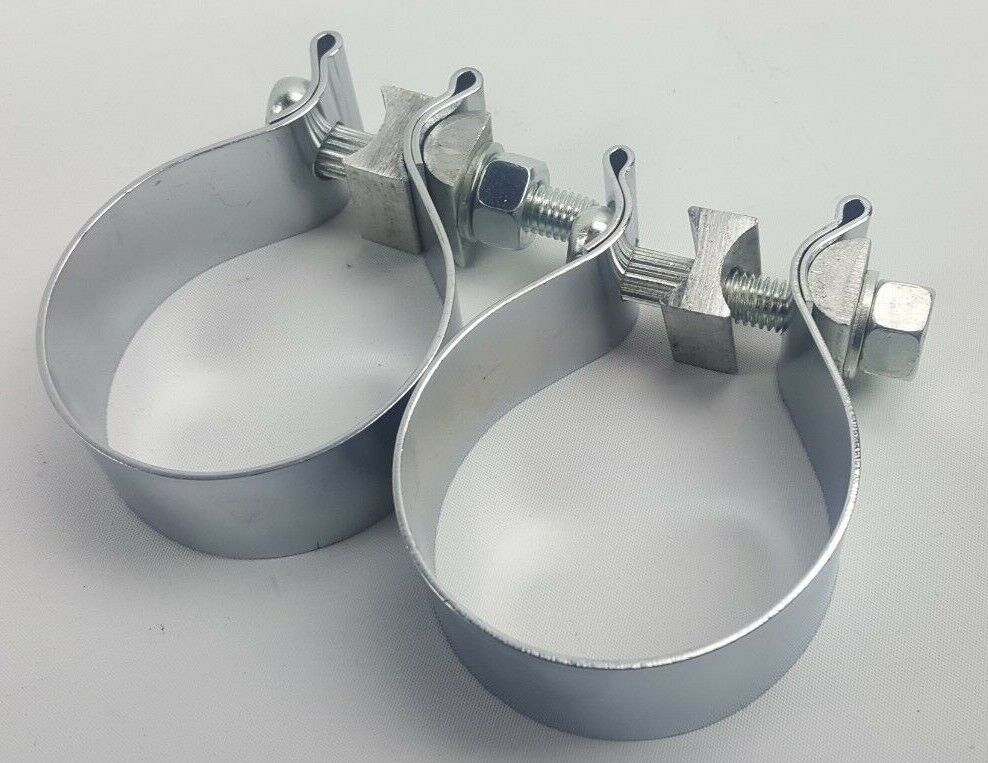 2.5"/63mm Band Clamp Custom Exhaust Front pipe Turbo Mid Pipe Clamp 2-1/2"