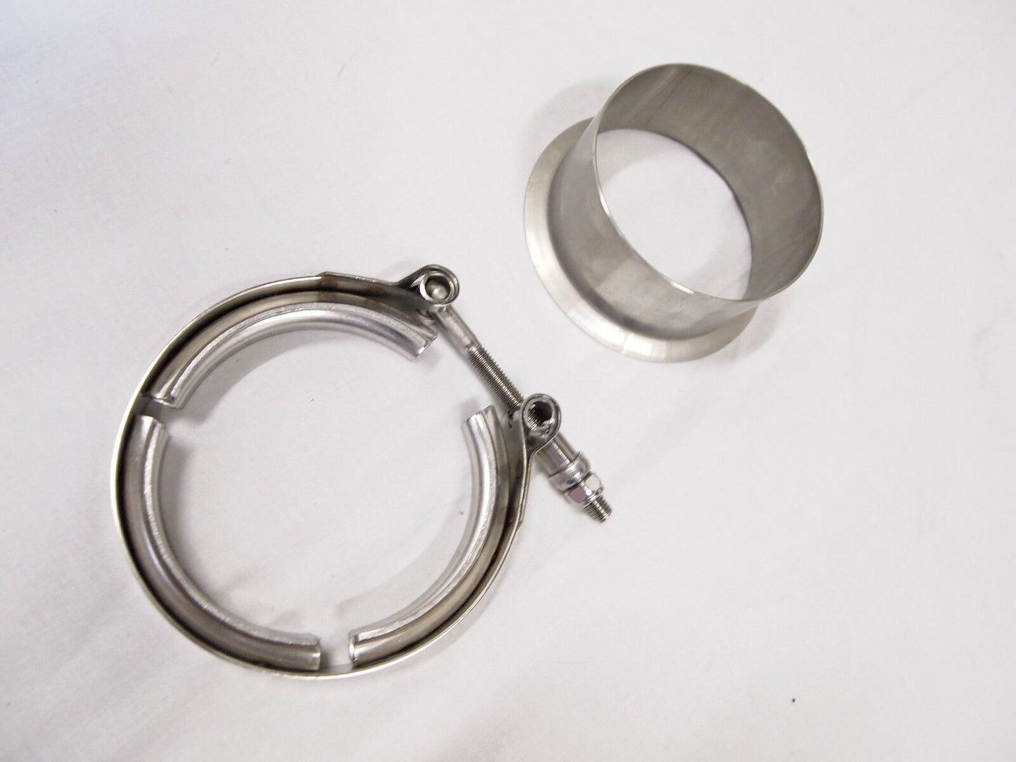 3.5" Clamp & Stainless Steel Flange Kit S200 S300 SX S360 Turbo Pipe Borg Warner