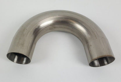 2.5" (63mm) Stainless Steel Universal 180° Mandrel Bent Pipe Custom Piping Pipes