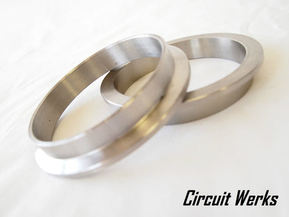 3" / 76mm V-Band Clamp & Flange Kit for Custom Exhaust Front Pipe Turbo Mid Pipe