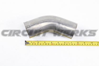 2.5" (63mm) Stainless Steel Universal 45° Mandrel Bent Pipe Custom Piping Pipes