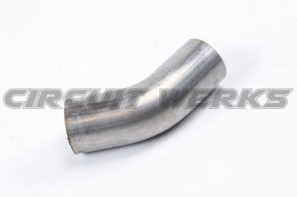 2.5" (63mm) Stainless Steel Universal 45° Mandrel Bent Pipe Custom Piping Pipes