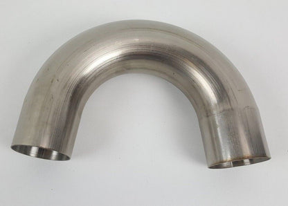 2.5" (63mm) Stainless Steel Universal 180° Mandrel Bent Pipe Custom Piping Pipes