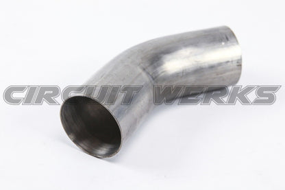 2.5" (63mm) Stainless Steel Universal 45° Mandrel Bent Pipe Custom Piping Pipes