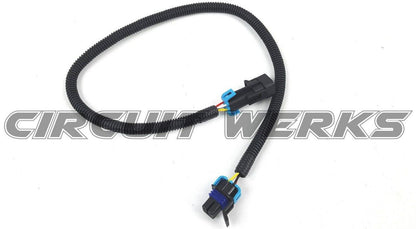 o2 Oxygen Sensor Relocation Harness 27" 4 Wire Chevy 96-03 Camaro Corvette GMC