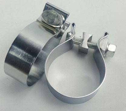 2.5"/63mm Band Clamp Custom Exhaust Front pipe Turbo Mid Pipe Clamp 2-1/2"