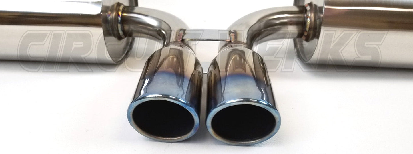 97-04 Porsche Boxster 986 Catback Exhaust System Base & S Burnt Tips
