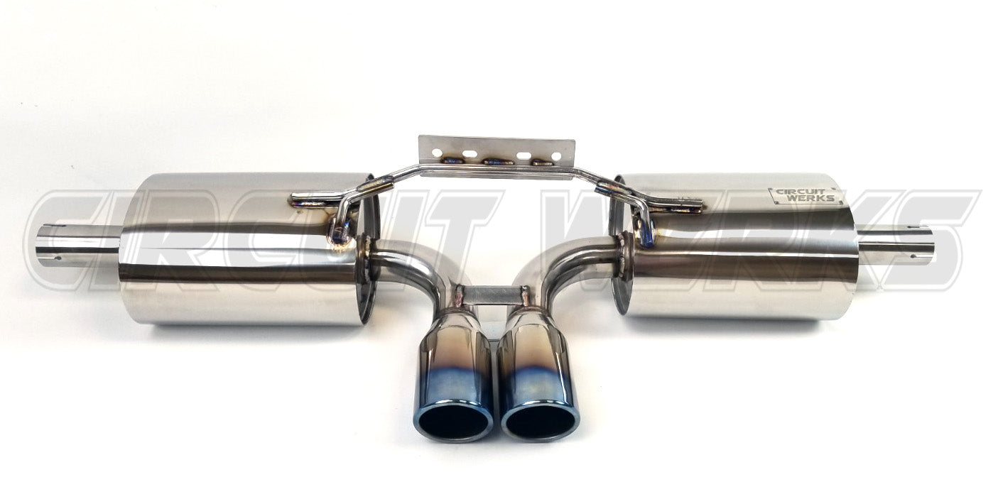 97-04 Porsche Boxster 986 Catback Exhaust System Base & S Burnt Tips