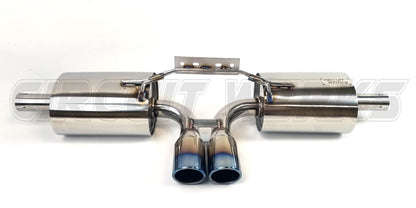 97-04 Porsche Boxster 986 Catback Exhaust System Base & S Burnt Tips
