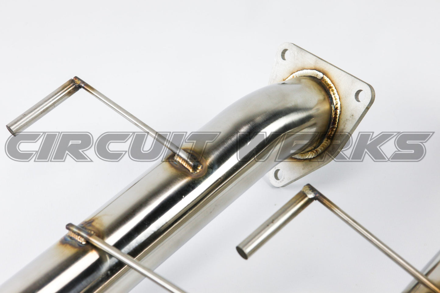 2002-2007 Porsche 955 Cayenne Turbo/Turbo S Straight Lower Race Test Pipes