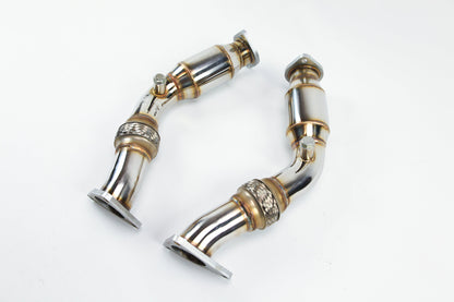 2009-2017 Nissan 370z 370 Z Z34 Resonated Catless Test Pipes RTP