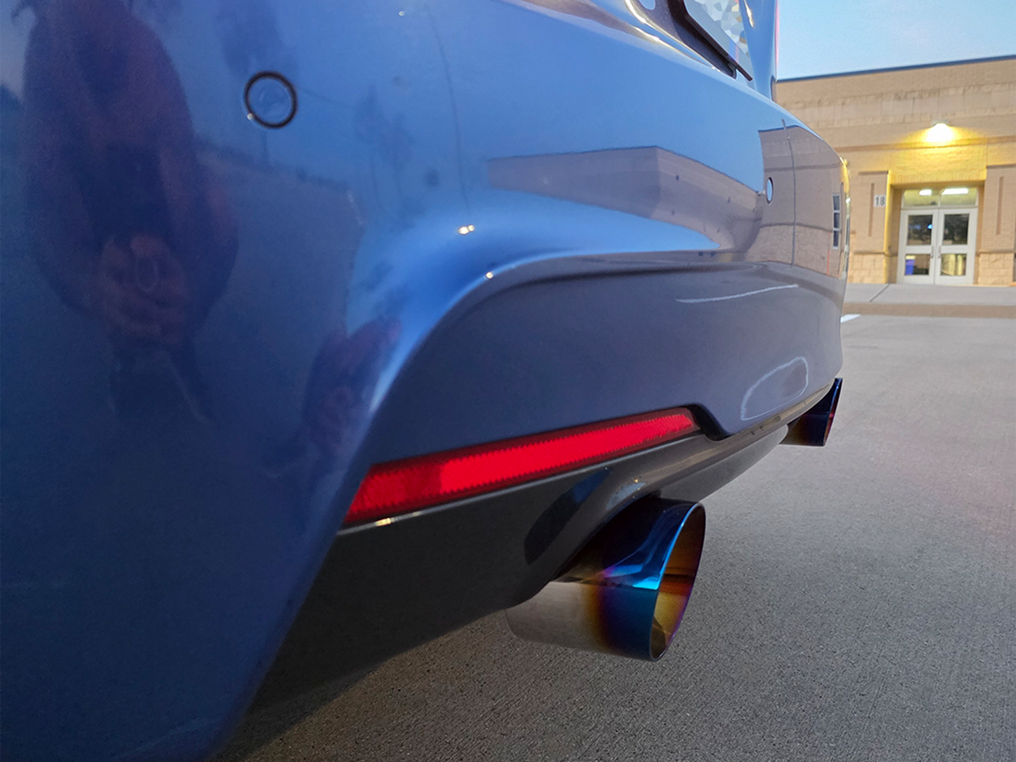 2012-2015 BMW 335i (F30) Performance Sport Axle Back Burnt Tips