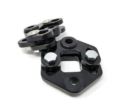 Adjustable Exhaust Hangers Black Pair