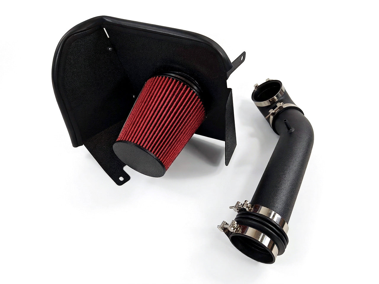 2007-2008 Chevrolet Silverado & GMC Sierra 4.8L / 5.3L / 6.0L V8 Air Intake - Wrinkle Black