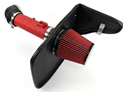 2012-2015 Chevrolet Camaro LT / LS 3.6L V6 Air Intake - Wrinkle Red