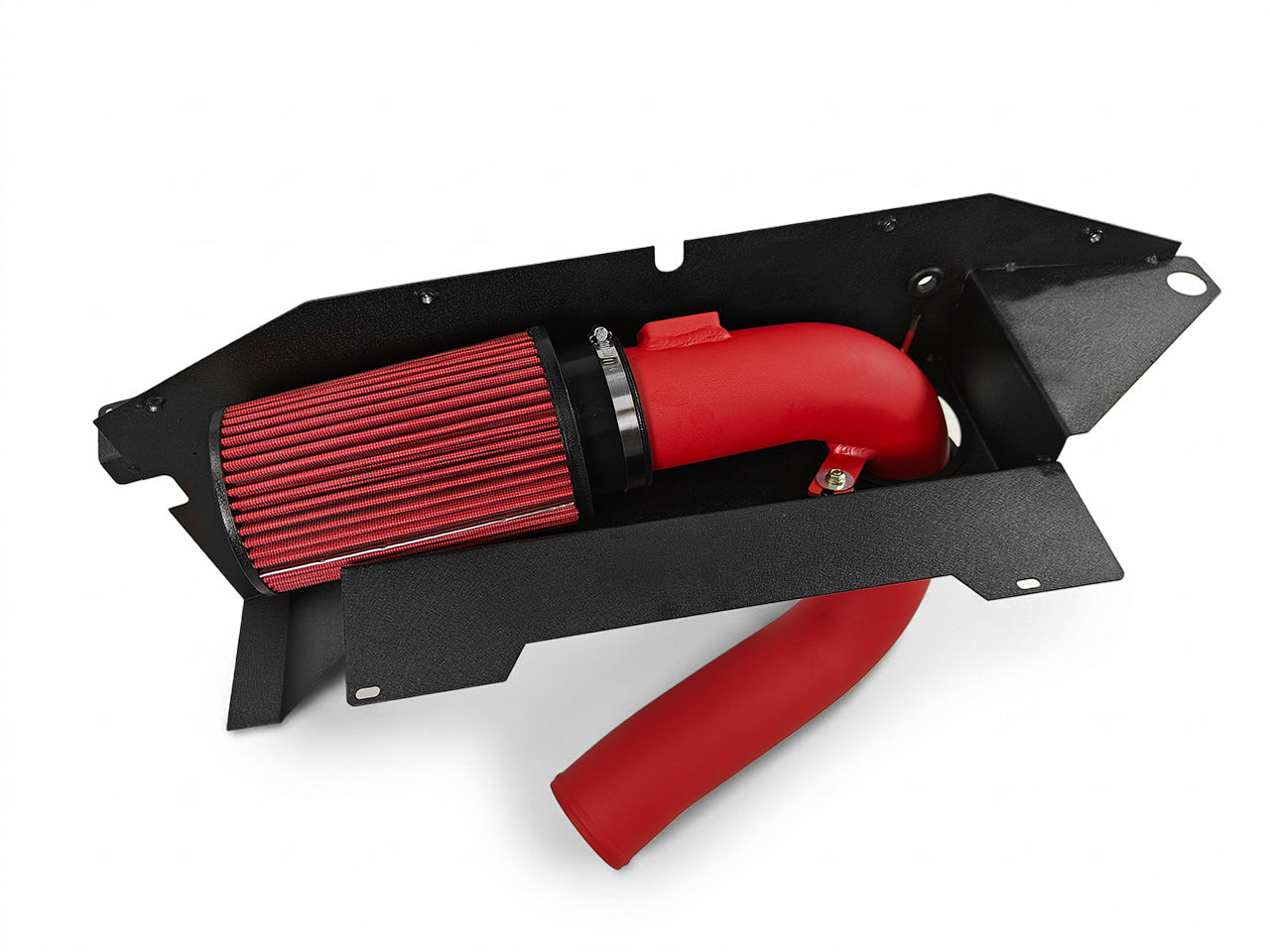2012-2018 BMW Cold Air Intake Fits N20 2.0T Models Wrinkle Red