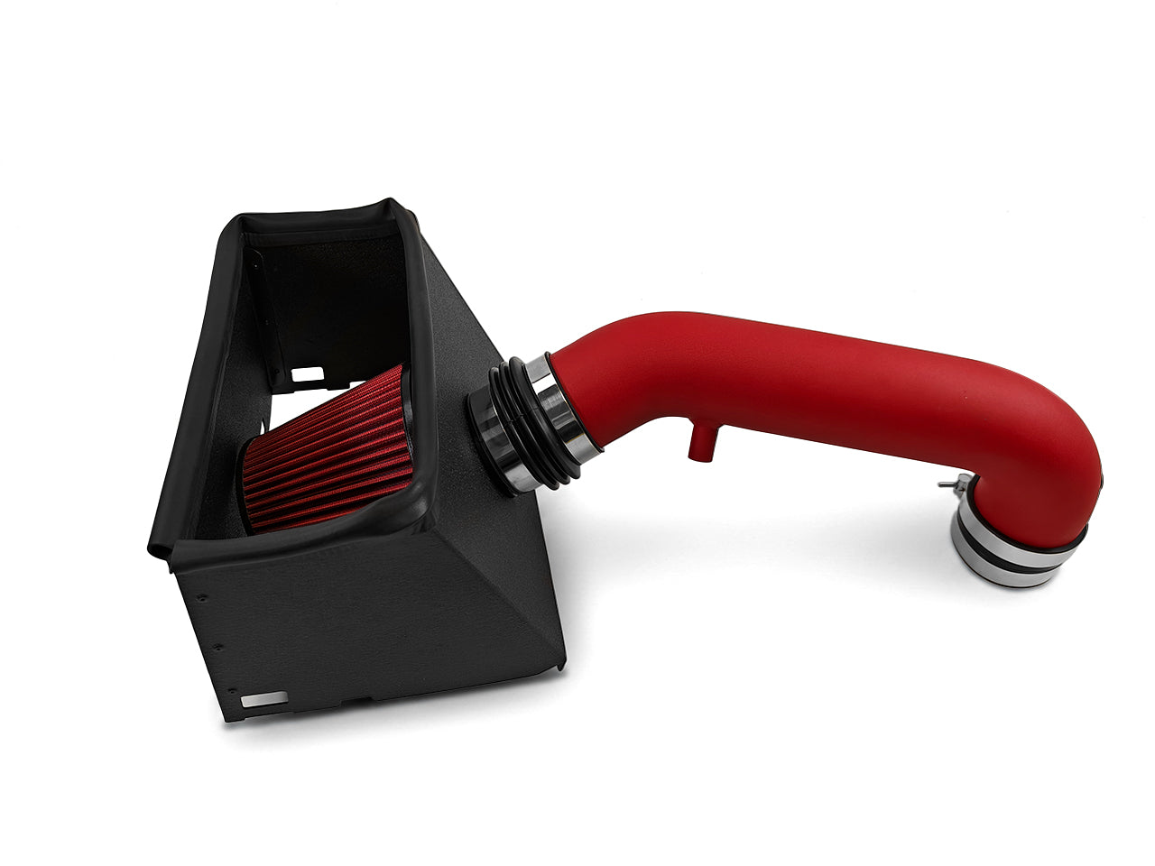 2009-2024 Dodge Ram Classic 1500 2500 3500 5.7L V8 Hemi Cold Air Intake - Wrinkle Red