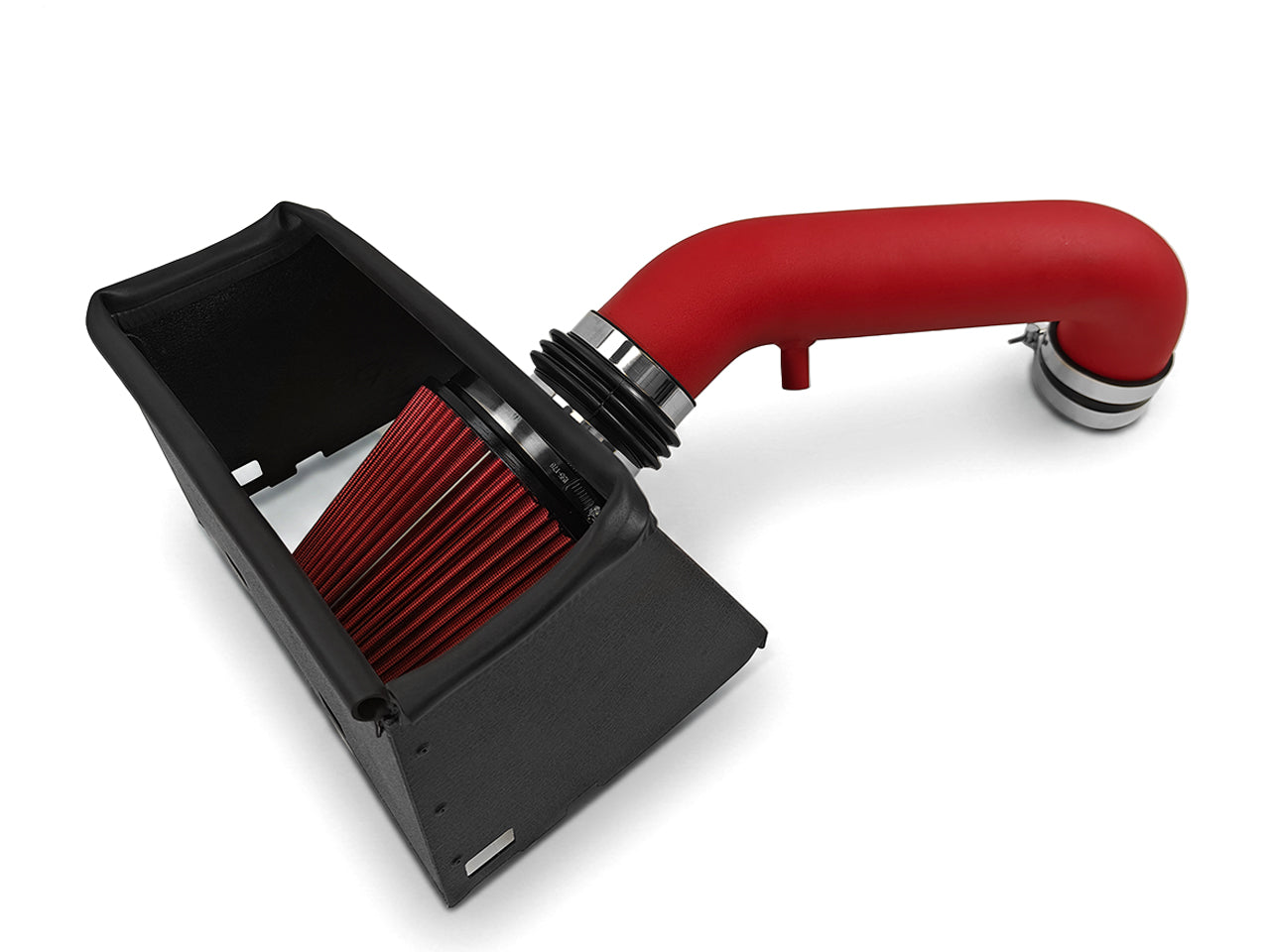 2009-2024 Dodge Ram Classic 1500 2500 3500 5.7L V8 Hemi Cold Air Intake - Wrinkle Red