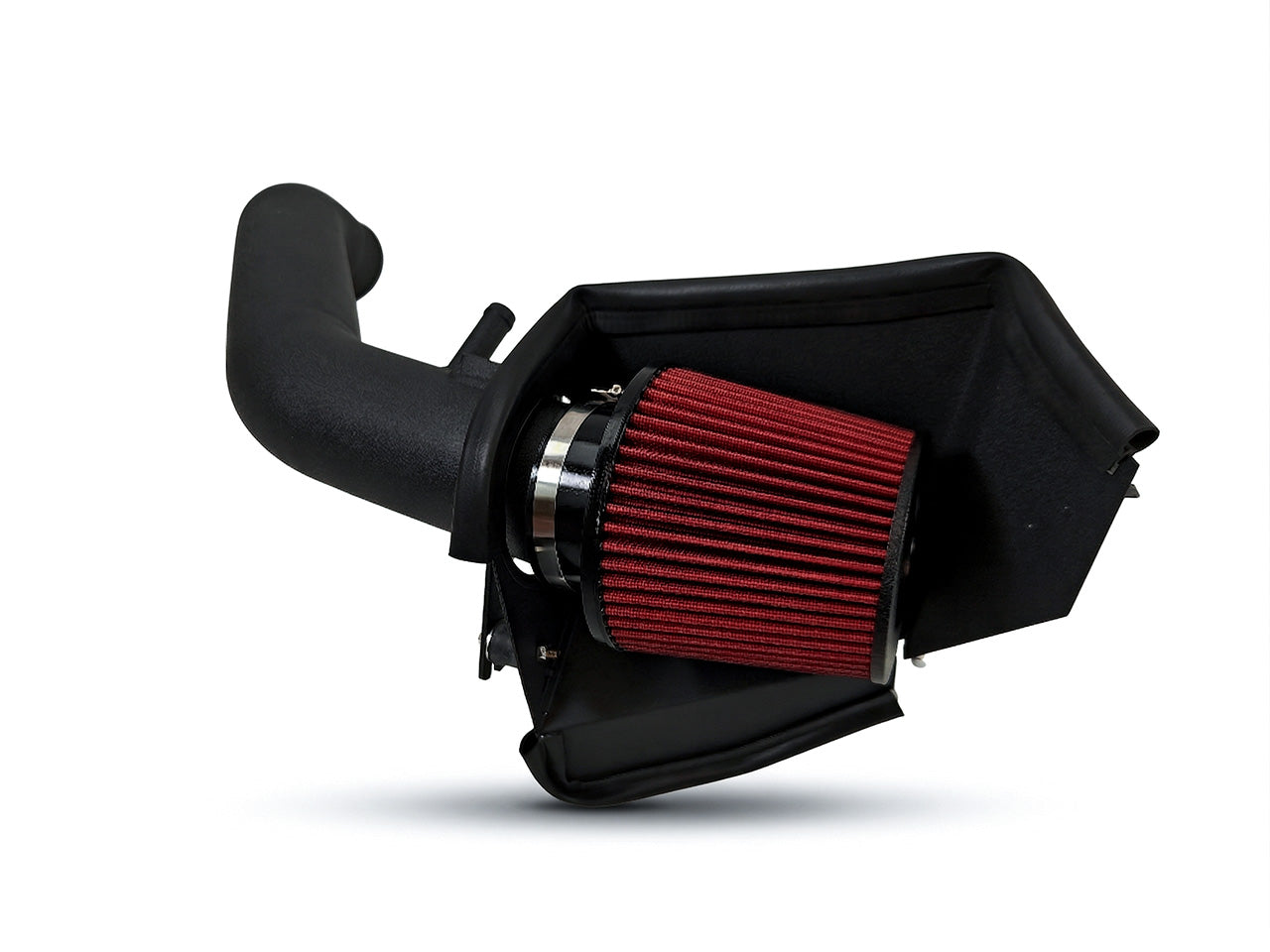 2014-2016 BMW 435i F32 F33 F36 N55 3.0L Turbo Cold Air Intake - Wrinkle Black