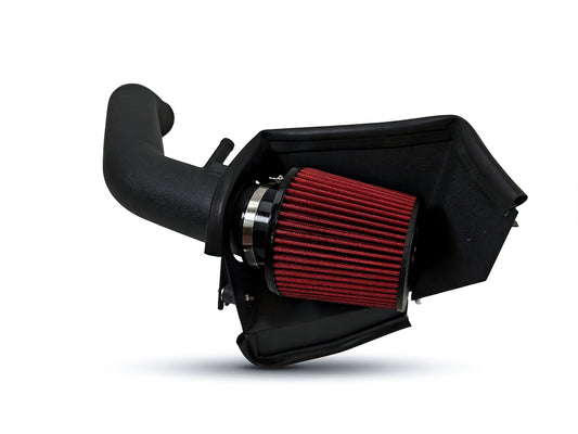 2012-2015 BMW 335i F30 F31 F34 N55 3.0L I6 Turbo Cold Air Intake - Wrinkle Black