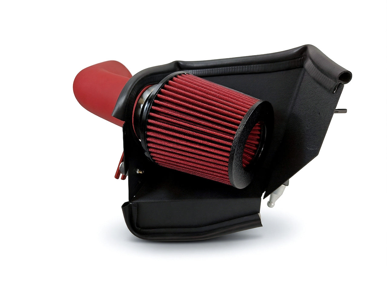2012-2015 BMW 335i F30 F31 F34 N55 3.0L I6 Turbo Cold Air Intake - Wrinkle Red