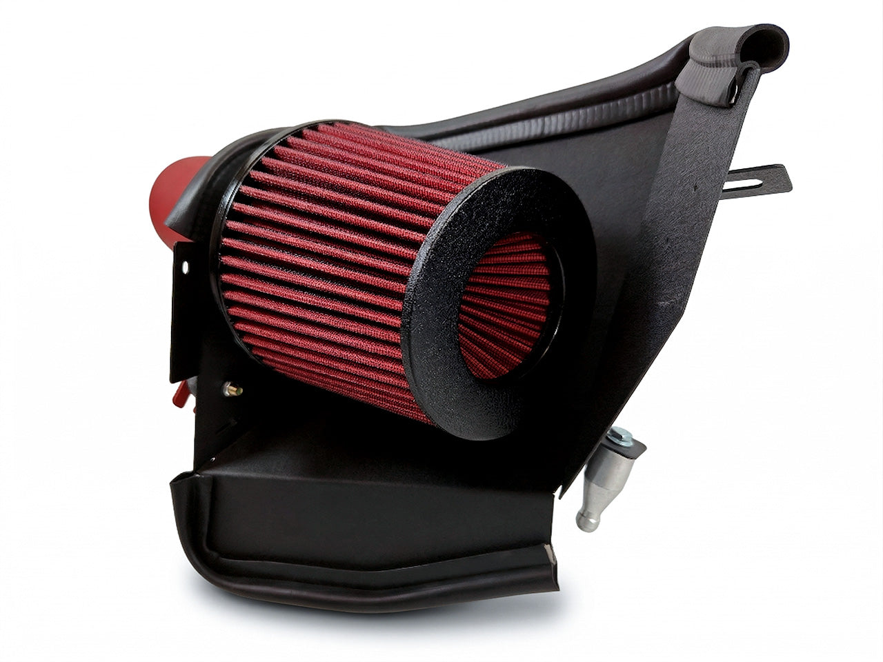 2012-2015 BMW 335i F30 F31 F34 N55 3.0L I6 Turbo Cold Air Intake - Wrinkle Red