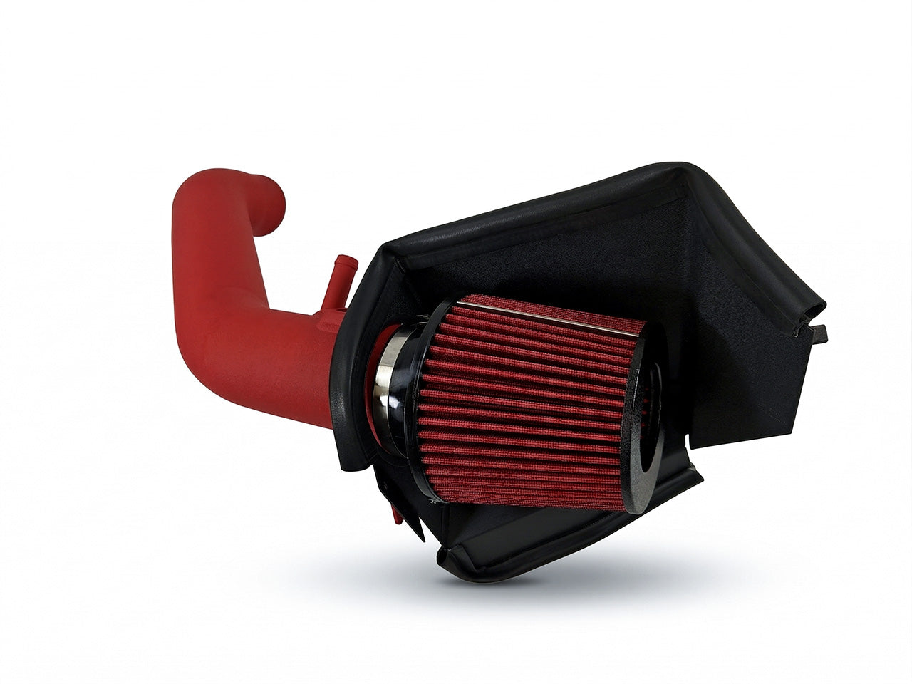 2012-2015 BMW 335i F30 F31 F34 N55 3.0L I6 Turbo Cold Air Intake - Wrinkle Red