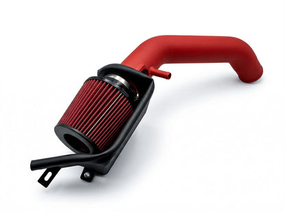 2012-2015 BMW 335i F30 F31 F34 N55 3.0L I6 Turbo Cold Air Intake - Wrinkle Red