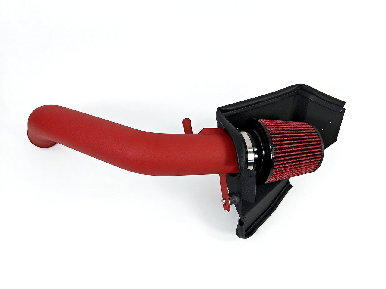 2012-2015 BMW 335i F30 F31 F34 N55 3.0L I6 Turbo Cold Air Intake - Wrinkle Red