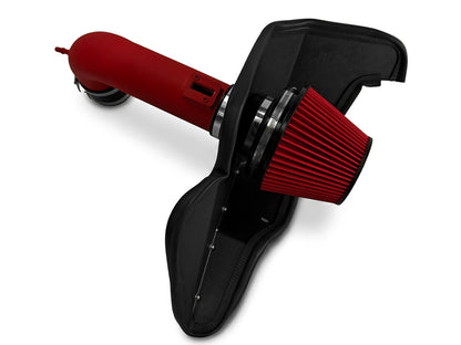 2015-2017 Ford Mustang 5.0L V8 S550 Cold Air Intake Wrinkle Red