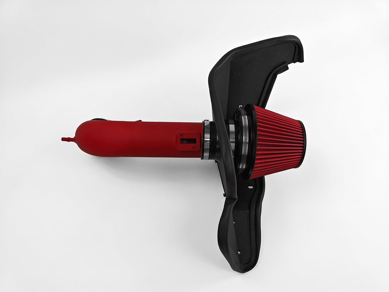 2015-2017 Ford Mustang 5.0L V8 S550 Cold Air Intake Wrinkle Red