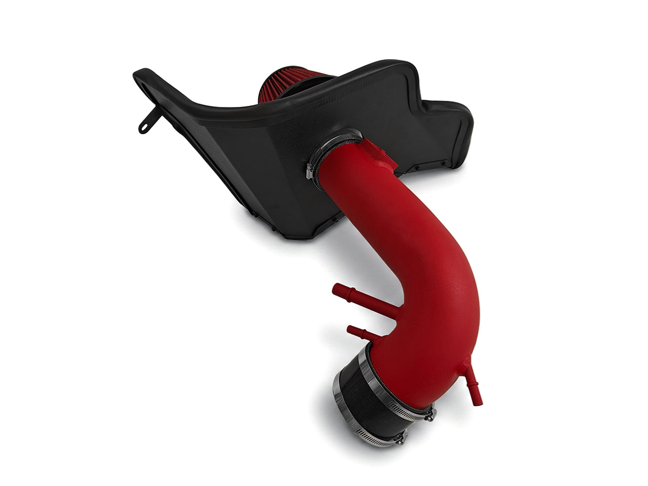 2015-2017 Ford Mustang 5.0L V8 S550 Cold Air Intake Wrinkle Red