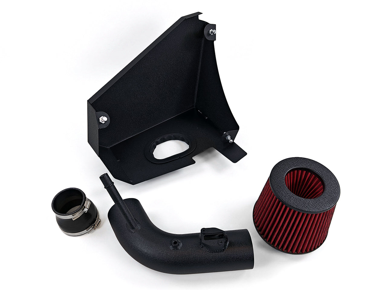 2013-2019 Cadillac ATS 2.0L Turbo Cold Air Intake - Wrinkle Black