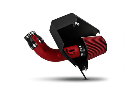 2013-2019 Cadillac ATS 2.0L Turbo Cold Air Intake - Wrinkle Red