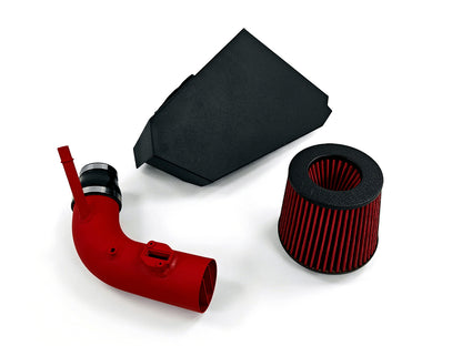 2013-2019 Cadillac ATS 2.0L Turbo Cold Air Intake - Wrinkle Red