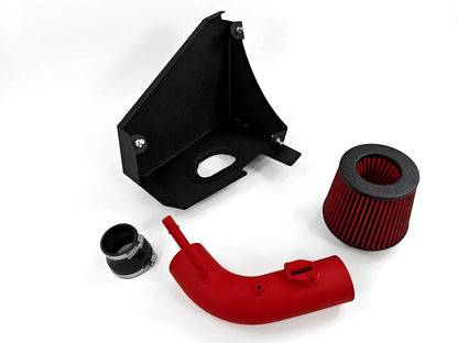 2013-2019 Cadillac ATS 2.0L Turbo Cold Air Intake - Wrinkle Red