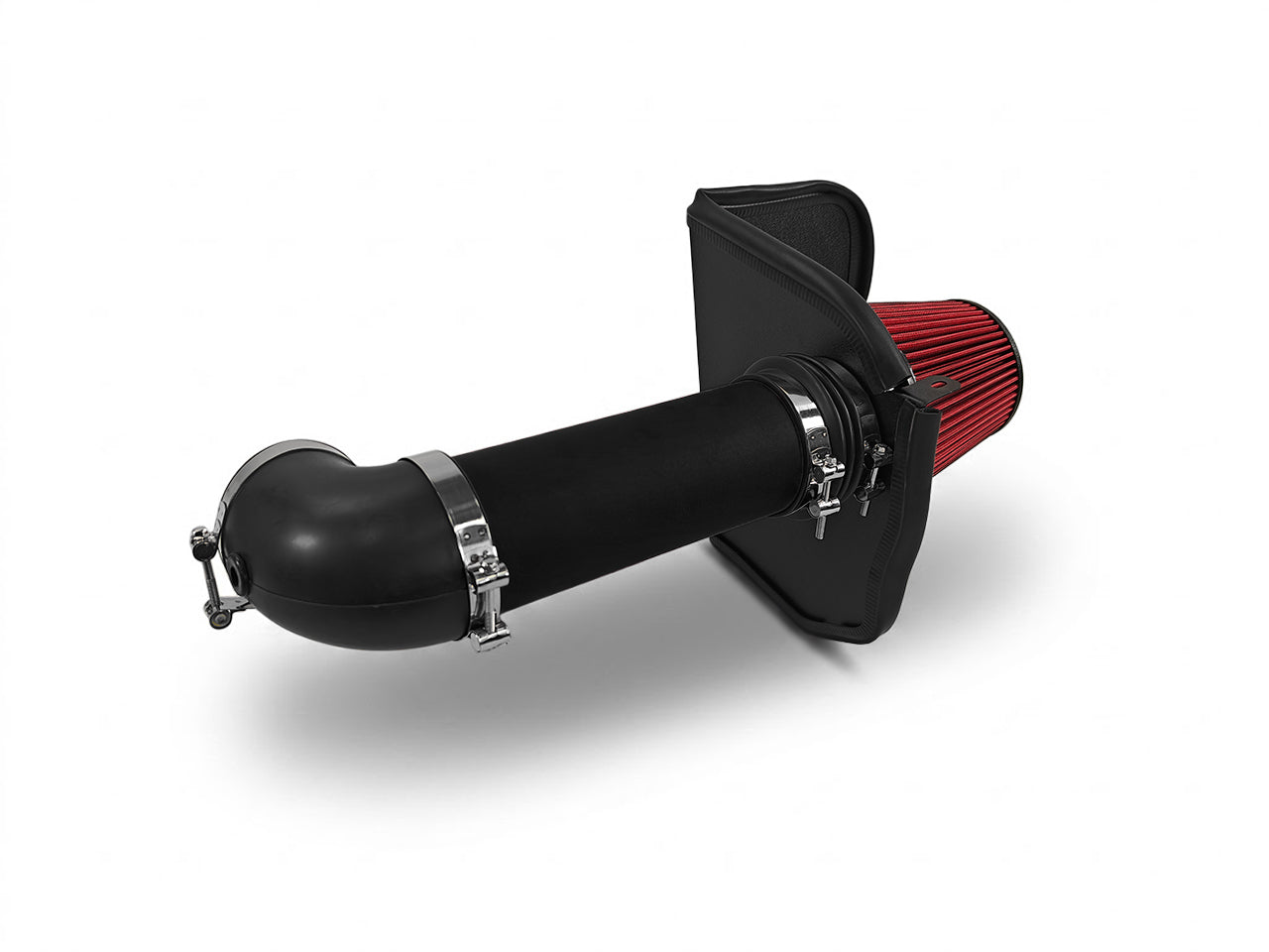 2006-2010 Dodge Charger 5.7L 6.1L Hemi V8 Air Intake Kit Wrinkle Black