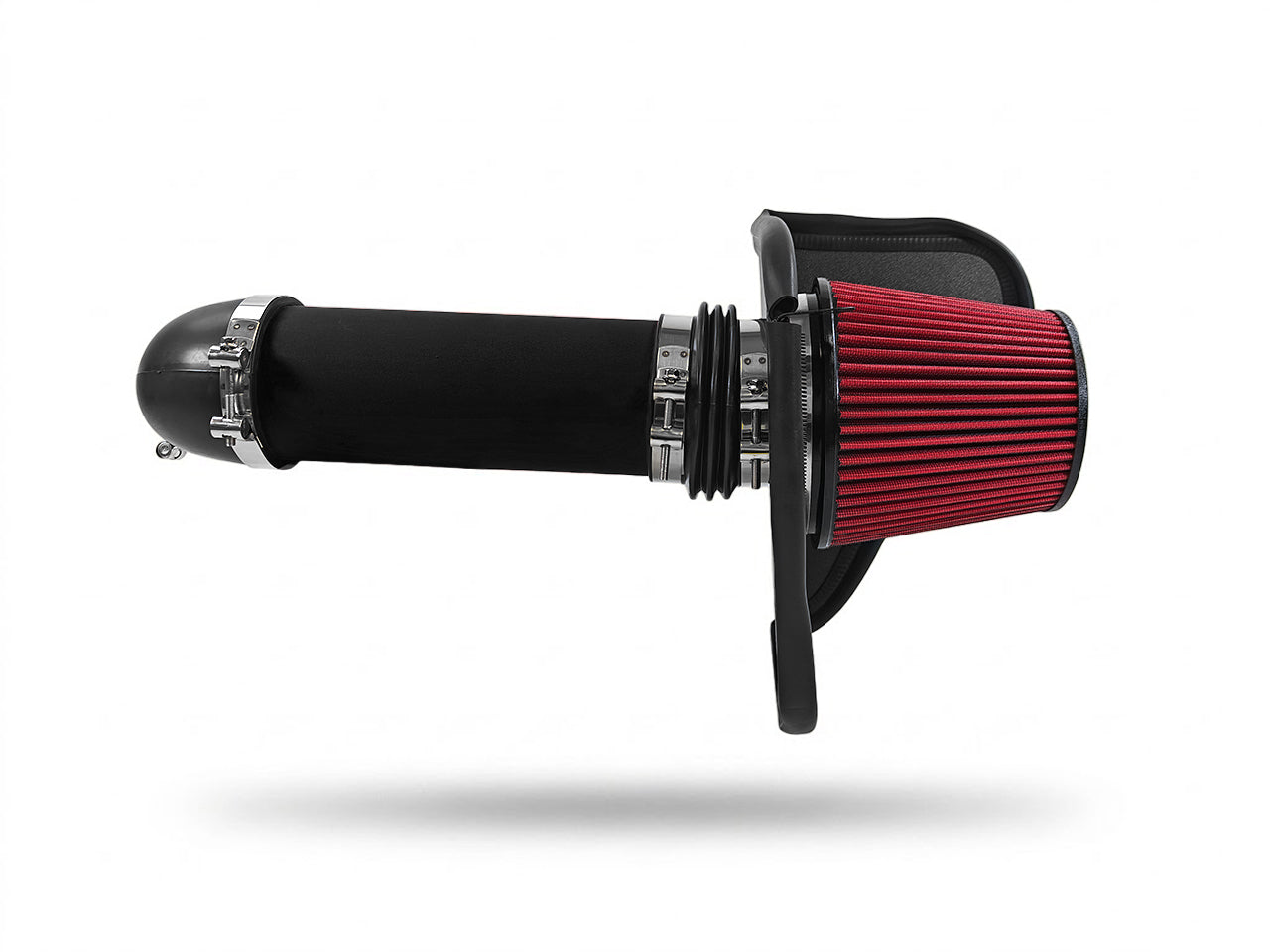 2006-2010 Dodge Charger 5.7L 6.1L Hemi V8 Air Intake Kit Wrinkle Black
