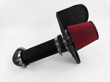 2006-2010 Dodge Charger 5.7L 6.1L Hemi V8 Air Intake Kit Wrinkle Black
