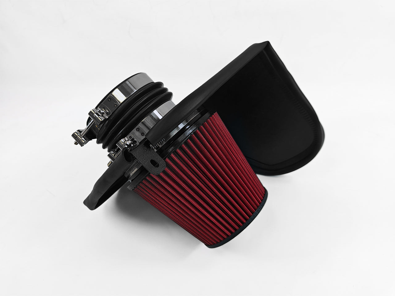 2006-2010 Dodge Charger 5.7L 6.1L Hemi V8 Air Intake Kit Wrinkle Black