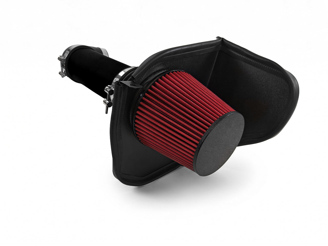 2006-2010 Dodge Charger 5.7L 6.1L Hemi V8 Air Intake Kit Wrinkle Black