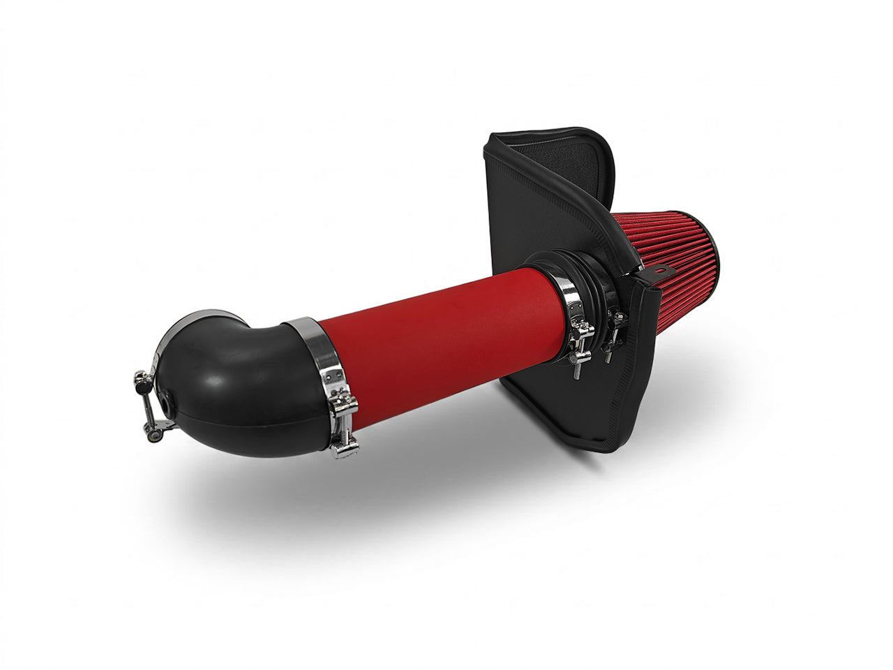 2005-2010 Chrysler 300 5.7L 6.1L V8 Air Intake Kit Wrinkle Red