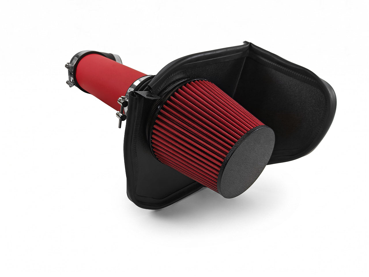 2005-2010 Chrysler 300 5.7L 6.1L V8 Air Intake Kit Wrinkle Red