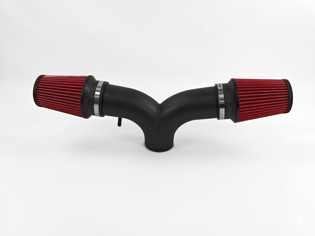 2005-2010 Jeep Grand Cherokee 5.7L 6.1L V8 Dual Air Intake Wrinkle Black