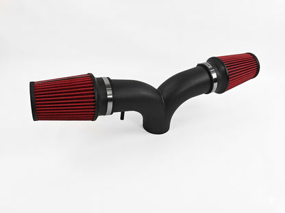 2005-2010 Jeep Grand Cherokee 5.7L 6.1L V8 Dual Air Intake Wrinkle Black
