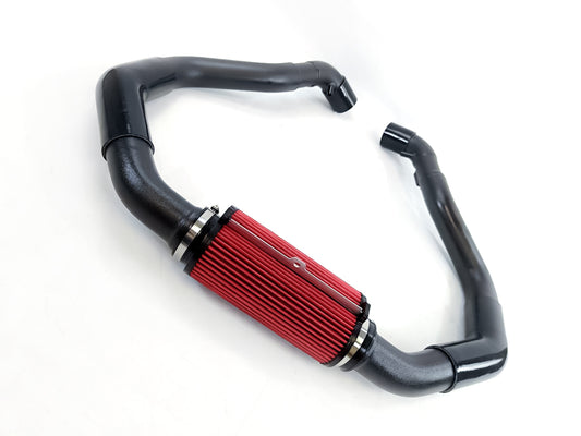 2009-2020 Nissan 370z Z34 VQ37VHR Long Tube Cold Air Intake - Wrinkle Black