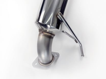 2008-2013 Infiniti G37 Coupe Resonated Axle Back for OEM Muffler Delete