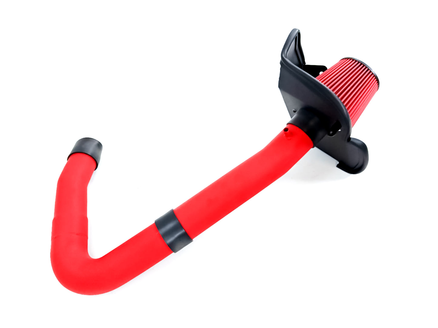 2011-2019 Dodge Challenger 3.6L V6 Cold Air Intake Wrinkle Red