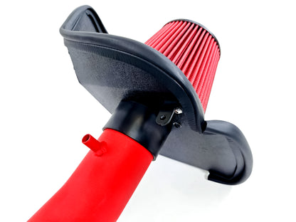 2011-2019 Dodge Challenger 3.6L V6 Cold Air Intake Wrinkle Red